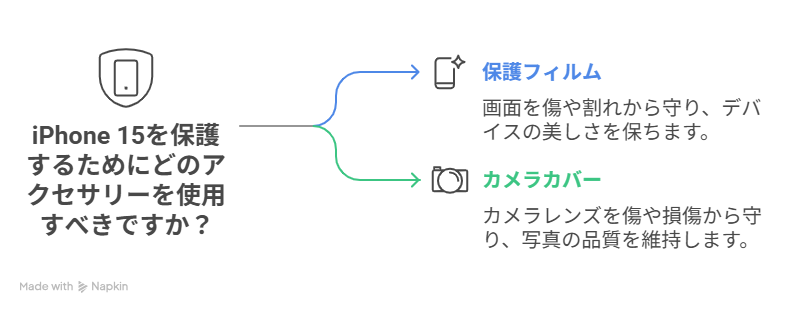 画面とカメラを守る保護フィルム・カバー